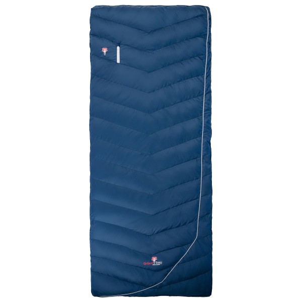 Grüezi Bag - Biopod Downwool Hybrid Cotton Comfort - Daunenschlafsack Gr 200 x 80 cm blau