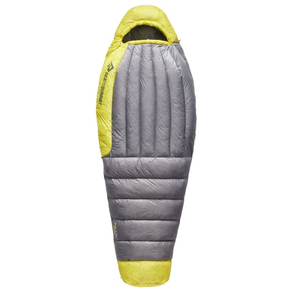 Sea to Summit - Women's Spark Women's 7°C Down Sleeping Bag - Daunenschlafsack Gr Long - max. Body Length 185 cm grau