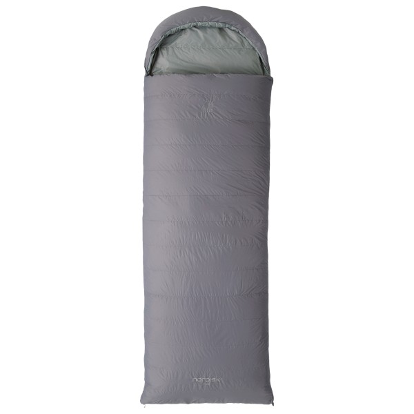 Nordisk - Freja ±0° Blanket Sleeping Bag - Daunenschlafsack Gr XL - bis 205 cm grau