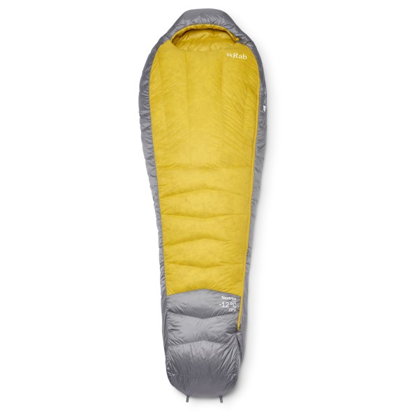 Rab - Women's Neutrino -12C / 10F - Daunenschlafsack Gr Long - Body Size: 185 cm zinc / dark pollen