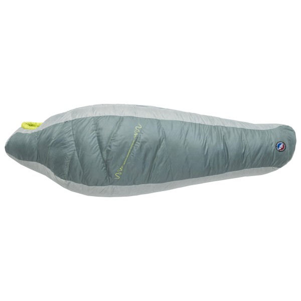 Big Agnes - Sidewinder 0 - Daunenschlafsack Gr Small - Bodysize: 168 cm grün/ evening primrose