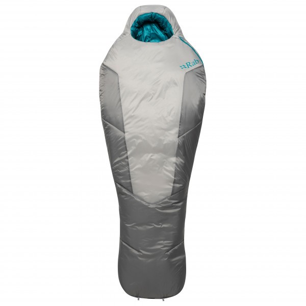 Rab - Women's Solar Ultra 3 - Kunstfaserschlafsack Gr bis 170 cm Körperlänge dark pewter