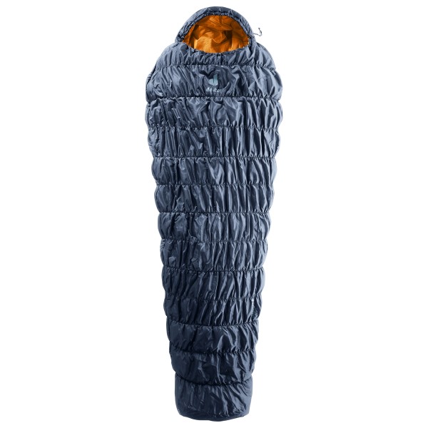 Deuter - Exosphere EL +4°C - Kunstfaserschlafsack Gr 220 x 73-90 x 45-56 cm blau/ maple