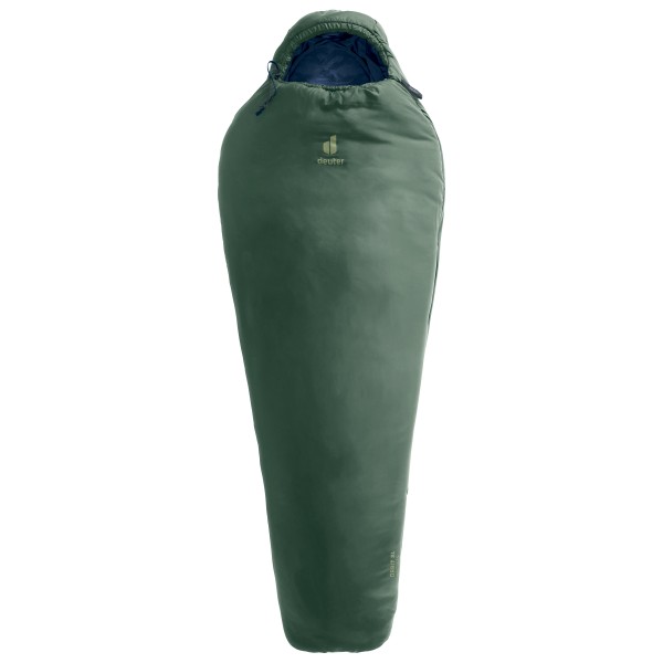 Deuter - Women's Orbit SL +5°C - Kunstfaserschlafsack Gr 198 x 74 x 47 cm ivy /blau