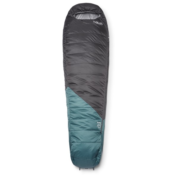 Rab - Radeon 6C / 43F - Kunstfaserschlafsack Gr Long - Body Size: 200 cm sage / graphene
