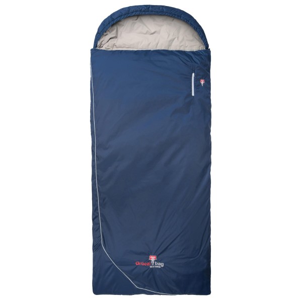 Grüezi Bag - Wolle Camp Comfort XXL - Kunstfaserschlafsack Gr bis 191 cm Körpergröße blau