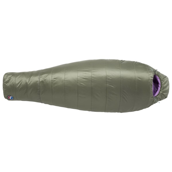 Big Agnes - Women's Anthracite 30 - Kunstfaserschlafsack Gr Regular - Bodysize: 168 cm grün/lila
