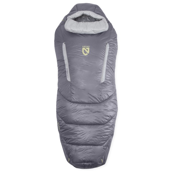 Nemo - Women's Forte 20 - Kunstfaserschlafsack Gr Long - Bodysize max. 183 cm quicksilver / aluminum