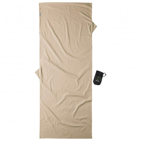 Cocoon - TravelSheet Organic Cotton - Reiseschlafsack Gr 220 x 90 cm beige