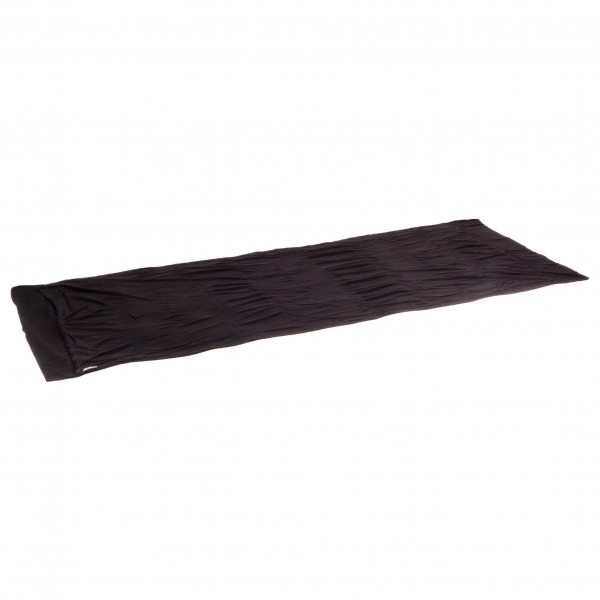 Cocoon - Merino Wolle TravelSheet - Reiseschlafsack Gr 220 x 85 cm grau/schwarz
