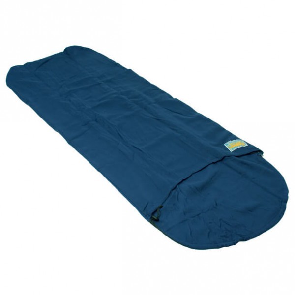 Cocoon - KidBag Fleece - Reiseschlafsack Gr 180 x 76/65 cm blau