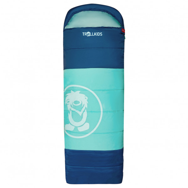 Trollkids - Kid's Midnight Sun Dreamer - Kinderschlafsack Gr 150-185 x 65 cm - Body Length: 130-170 cm blau/türkis