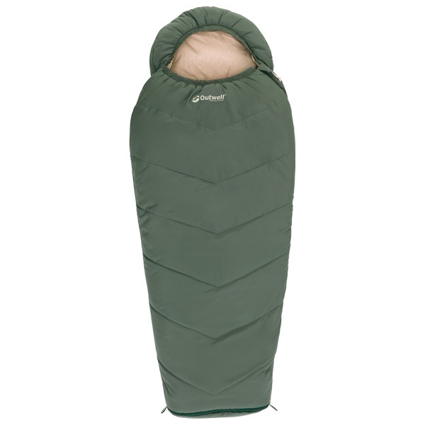 Outwell - Convertible Junior - Kinderschlafsack Gr 140 x 63 cm / 170 x 63 cm (LxB oliv