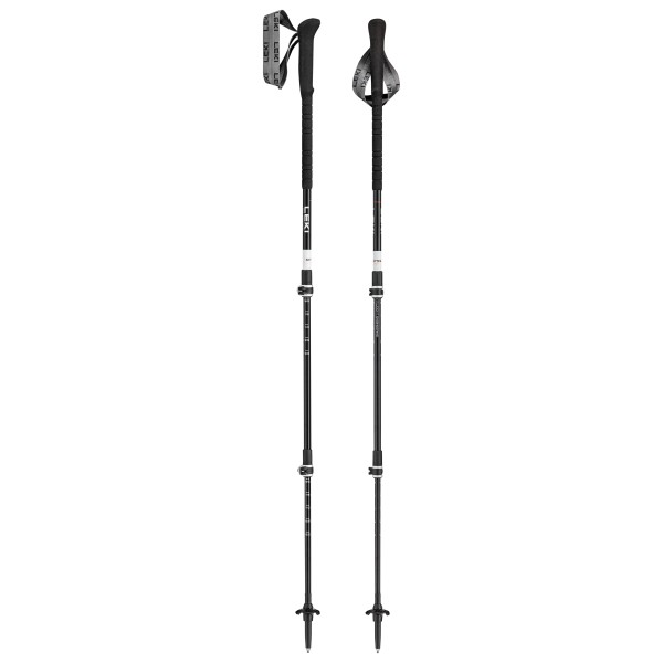 Leki - Skytera Lite - Trekkingstöcke Gr 100 - 135 cm schwarz/ neonorange