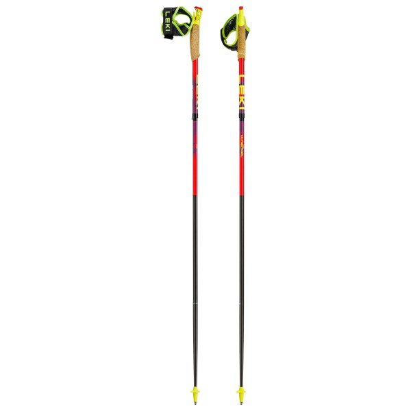 Leki - Ultratrail FX.One - Trailrunning Stöcke Gr 135 cm rot/ neonyellow