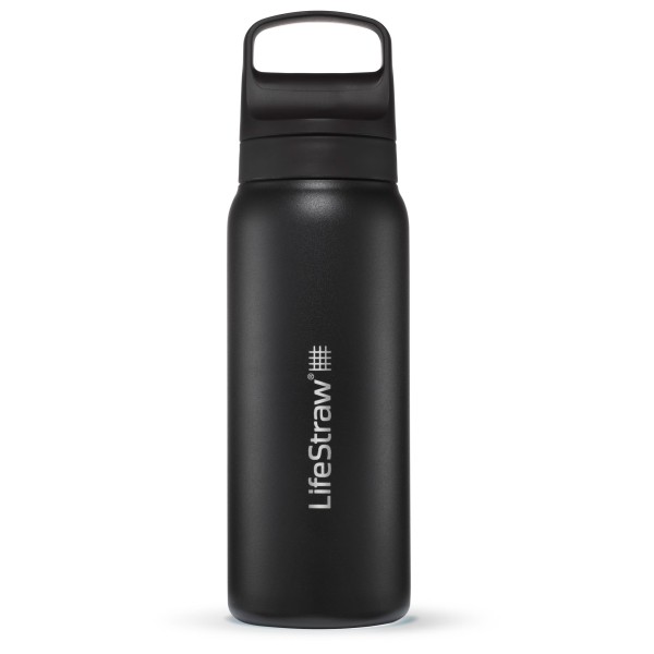 LifeStraw - Go Stainless Steel - Trinkflasche Gr 1 l schwarz/grau
