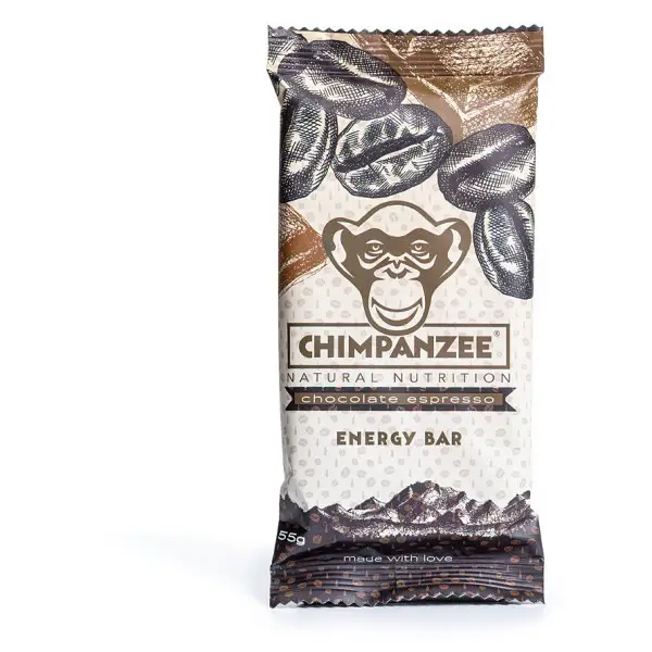 Chimpanzee - Energy Bar Vegan Chocolate Espresso - Energieriegel Gr 55 g