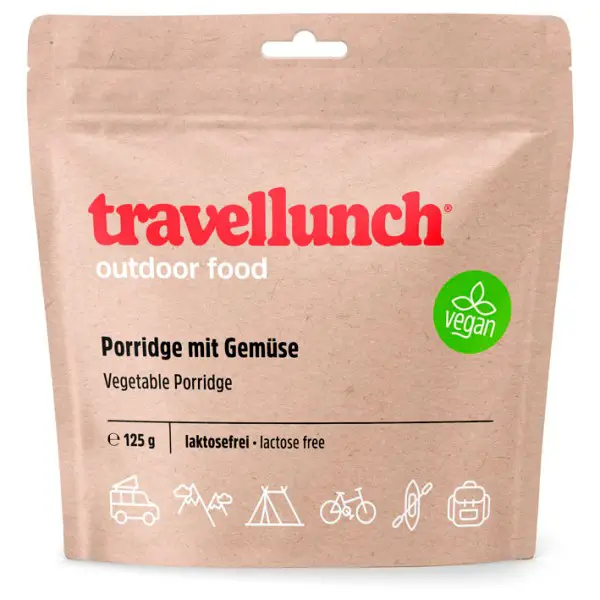 Travellunch - Porridge mit Gemüse laktosefrei & vegan Gr 125 g