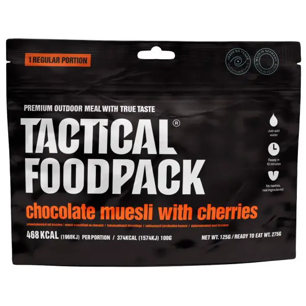 TACTICAL FOODPACK - Chocolate Muesli With Cherries Gr 125 g