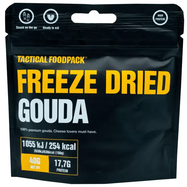 TACTICAL FOODPACK - Freeze-Dried Gouda Snacks Gr 40 g