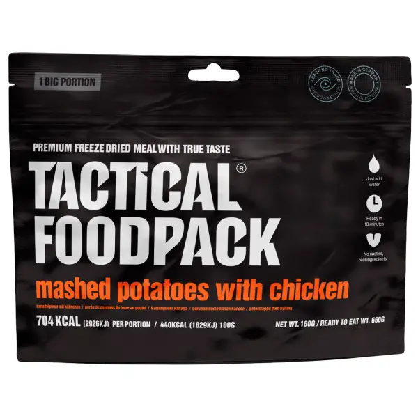 TACTICAL FOODPACK - Mashed Potatoes With Chicken Gr 160 g