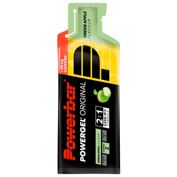 PowerBar - Powergel Original Green Apple (mit Koffein) - Energiegel Gr 41 g grün