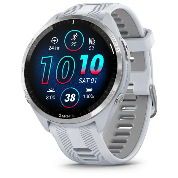 Garmin - Forerunner 965 - Multifunktionsuhr weiß/ titanium titan