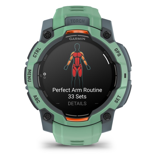 Garmin - Instinct 3 Amoled 45 mm - Multifunktionsuhr twilight / neo