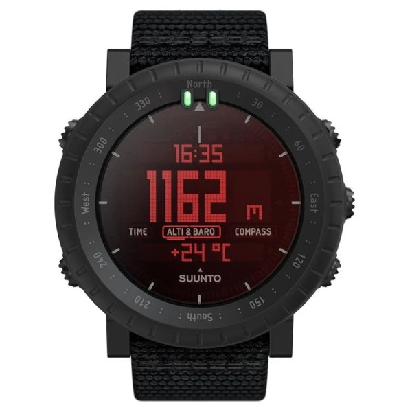 Suunto - Core Alpha Stealth - Multifunktionsuhr schwarz