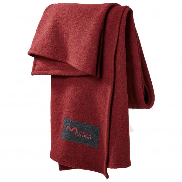 Mufflon - Plaid I - Decke Gr 200 x 140 cm rot
