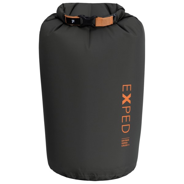 Exped - Drybag Versa Crush - Packsack Gr 3 l - 28 x 17 cm grau/schwarz