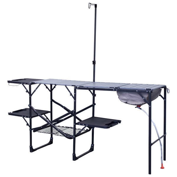 GCI - Master Cook Station - Campingschrank Gr 56,5 x 178 x 173,5 cm schwarz