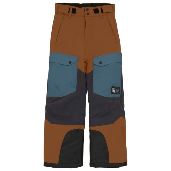 Color Kids - Junior's Ski Pants Colorblock - Skihose Gr 104 braun
