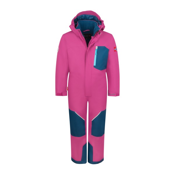 Trollkids - Kid's Isfjord Snowsuit XT - Overall Gr 92 rosa