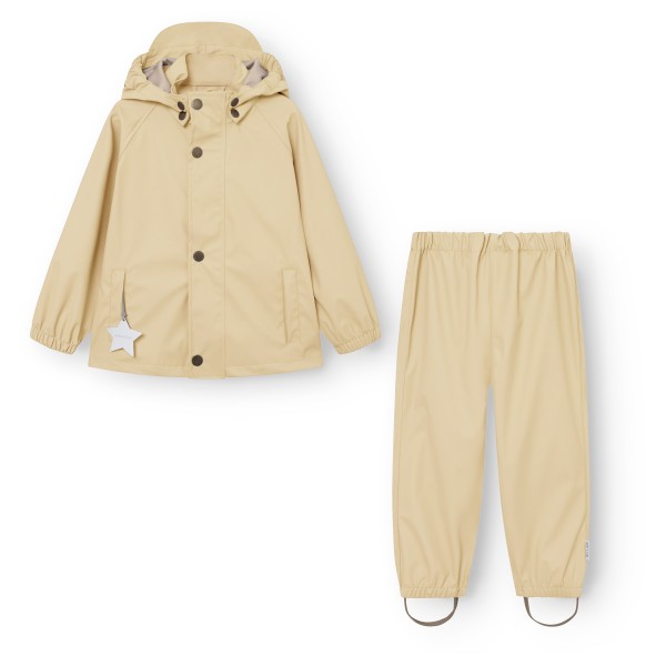 Mini A Ture - Kid's Matreinar Rain Set - Regenset Gr 92 beige