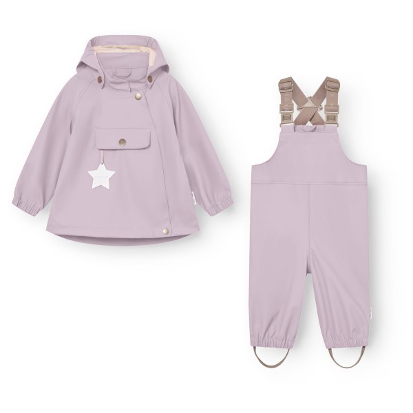 Mini A Ture - Kid's Matwainis Rain Set - Regenset Gr 74 lila