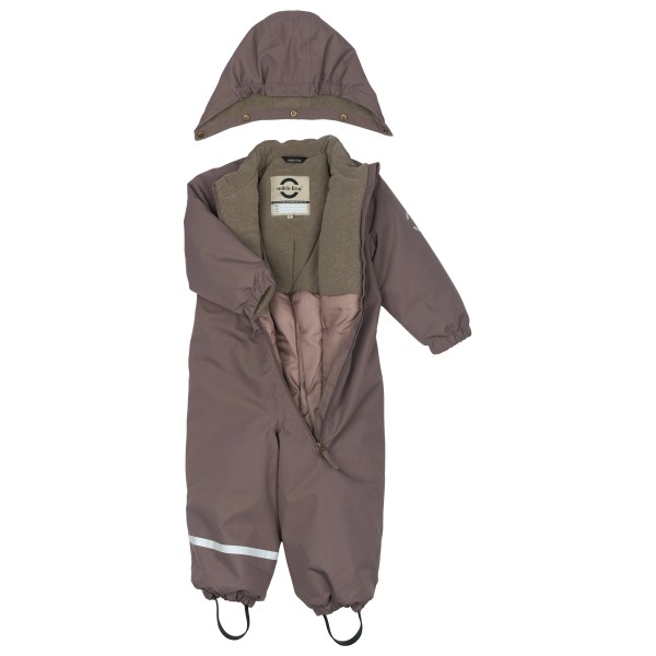 Mikk-Line - Kid's Snow Suit Solid - Overall Gr 116 braun/grau
