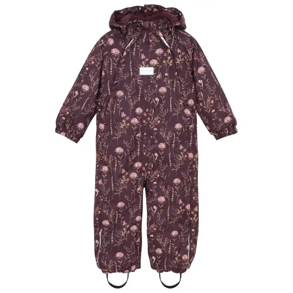 Minymo - Kid's Snow Suit AOP No. 164001 - Overall Gr 86 lila