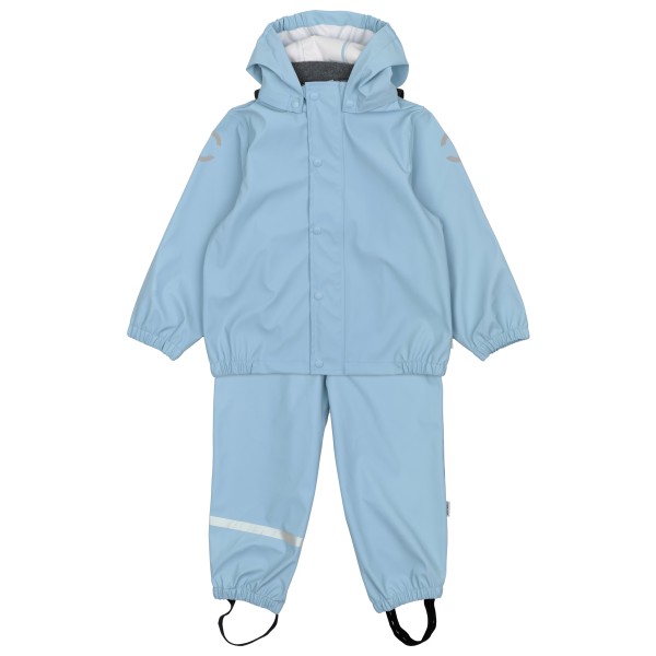 Mikk-Line - Kid's PU Rain Set with Suspenders - Overall Gr 86 blau