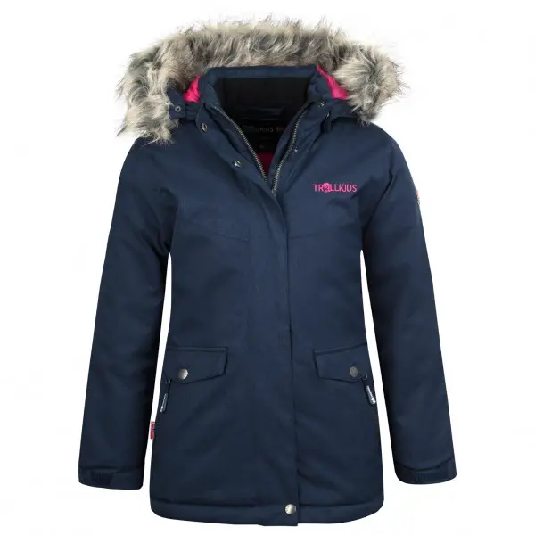 Trollkids - Girl's Oslo Coat XT - Mantel Gr 92 blau