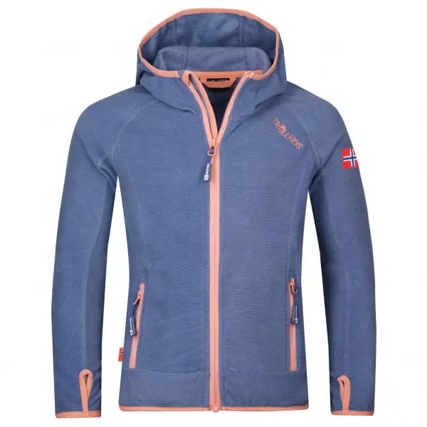 Trollkids - Girls Sandefjord Jacket - Fleecejacke Gr 92 blau