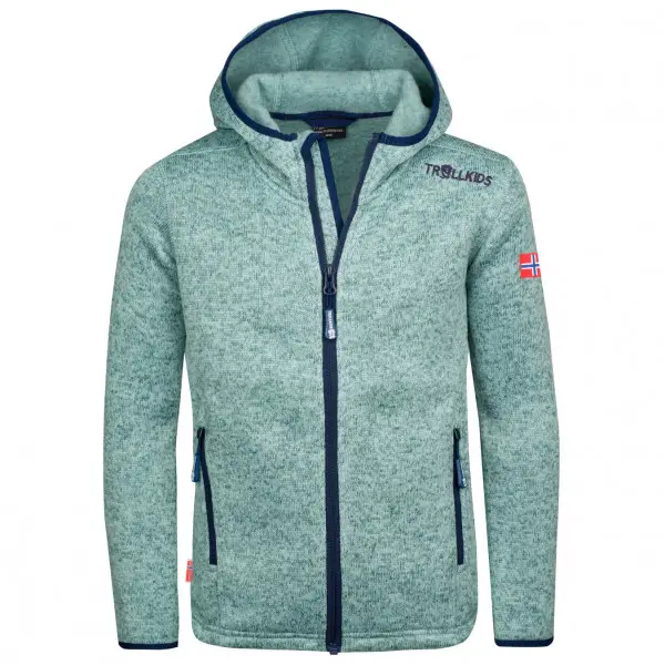 Trollkids - Girl's Jondalen Jacket XT - Fleecejacke Gr 110 türkis