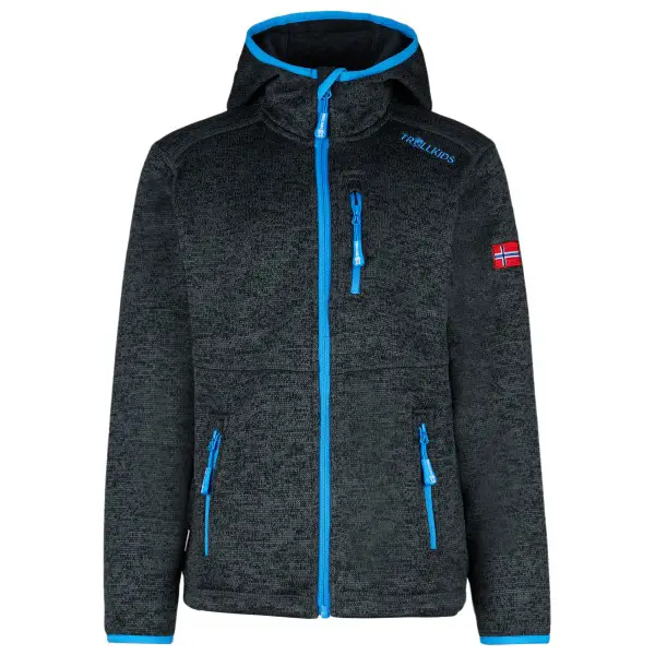 Trollkids - Kid's Jondalen Jacket XT - Fleecejacke Gr 152 schwarz/blau