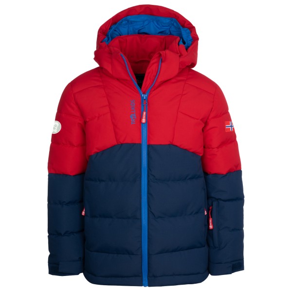 Trollkids - Kid's Gryllefjord Jacket - Winterjacke Gr 92 blau/rot