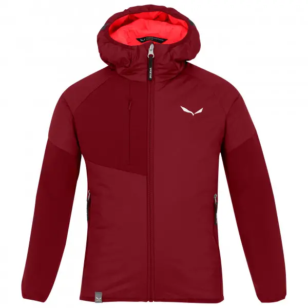 Salewa - Kid's Ortles Hybrid Tirol Wool Responsive Jacket - Kunstfaserjacke Gr 116 rot