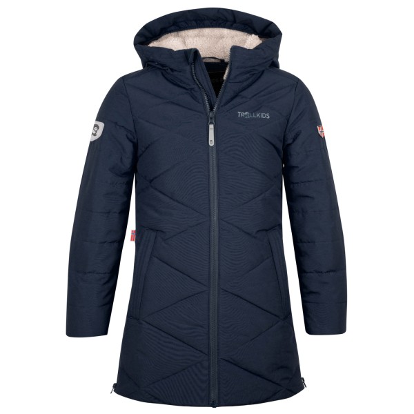 Trollkids - Girl's Bergen Coat - Mantel Gr 92 blau