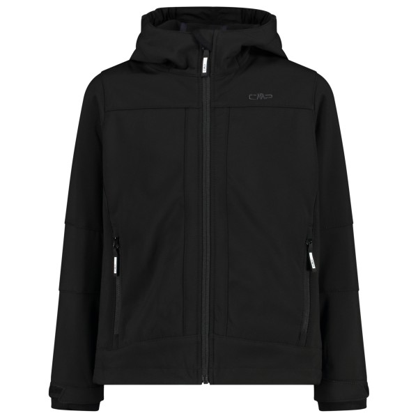 CMP - Boy's Jacket Fix Hood Softshell - Softshelljacke Gr 116 schwarz