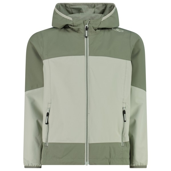 CMP - Girl's Jacket Fix Hood Ripstop - Regenjacke Gr 116 grau/oliv