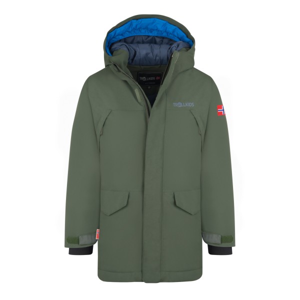 Trollkids - Kid's Harstad Jacket - Kunstfaserjacke Gr 98 oliv