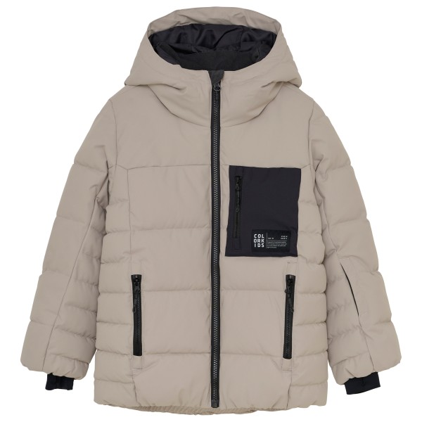 Color Kids - Junior's Ski Puffer Jacket Quilt - Skijacke Gr 110 grau